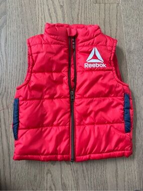 Reebok Red Puffer Vest - 18M